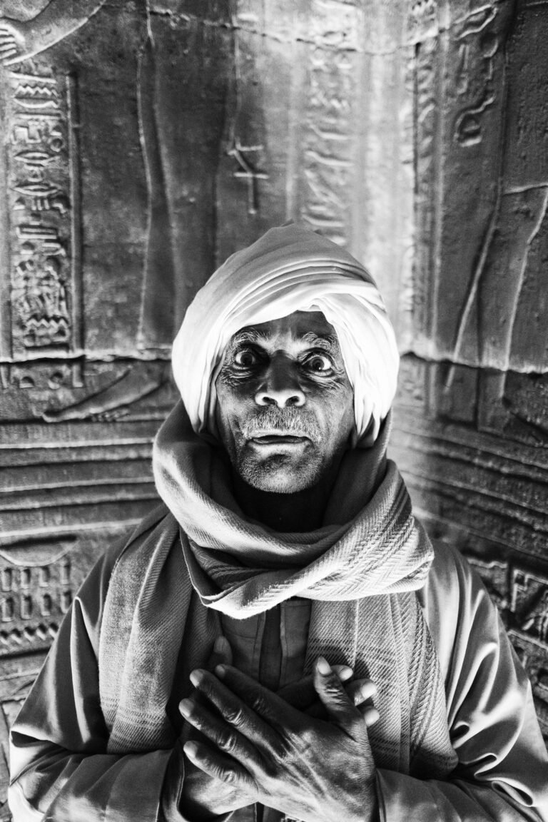 BW Temple Guard Egypt Travel