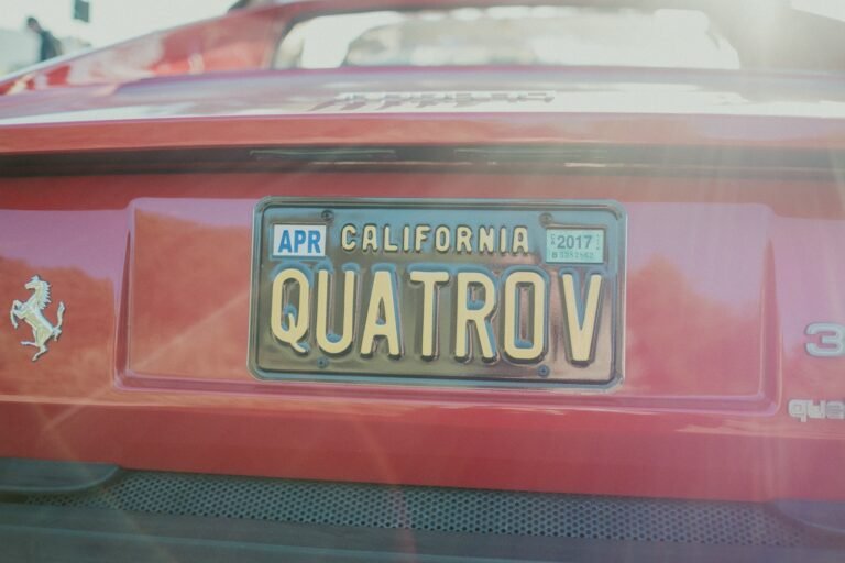 Ferrari Quattrovalvole Red Classic Car