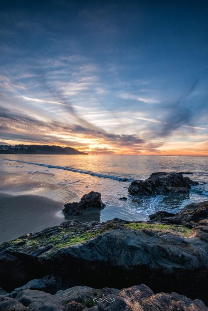 Baker Beach Sunset Waves Landscape Baker Beach Sunset Waves Landscape