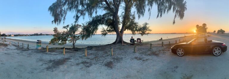 Sarasota Sunset Beach Panorama Thru My Eyes Photography