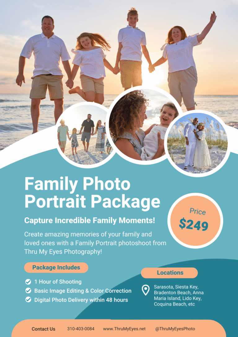 Family Portrait Flyer Special Sarasota