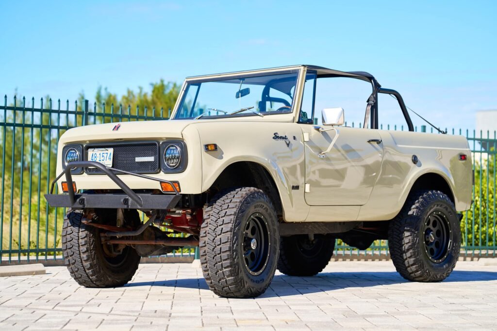 Sarasota Automotive Photographer International Scout Truck Outdoors Sunshine Classic Car
