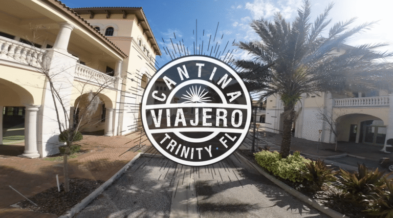 FPV DJI Global Drone Fly Through Restaurant Homepage Video Trinity Florida Cantina Viajero