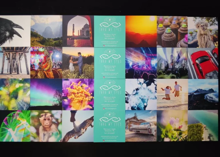Photography Business Cards Thru My Eyes Florida