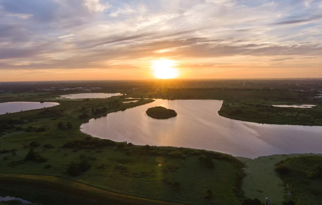 Sarasota Drone Aerial Photography Sarasota Florida Sunset