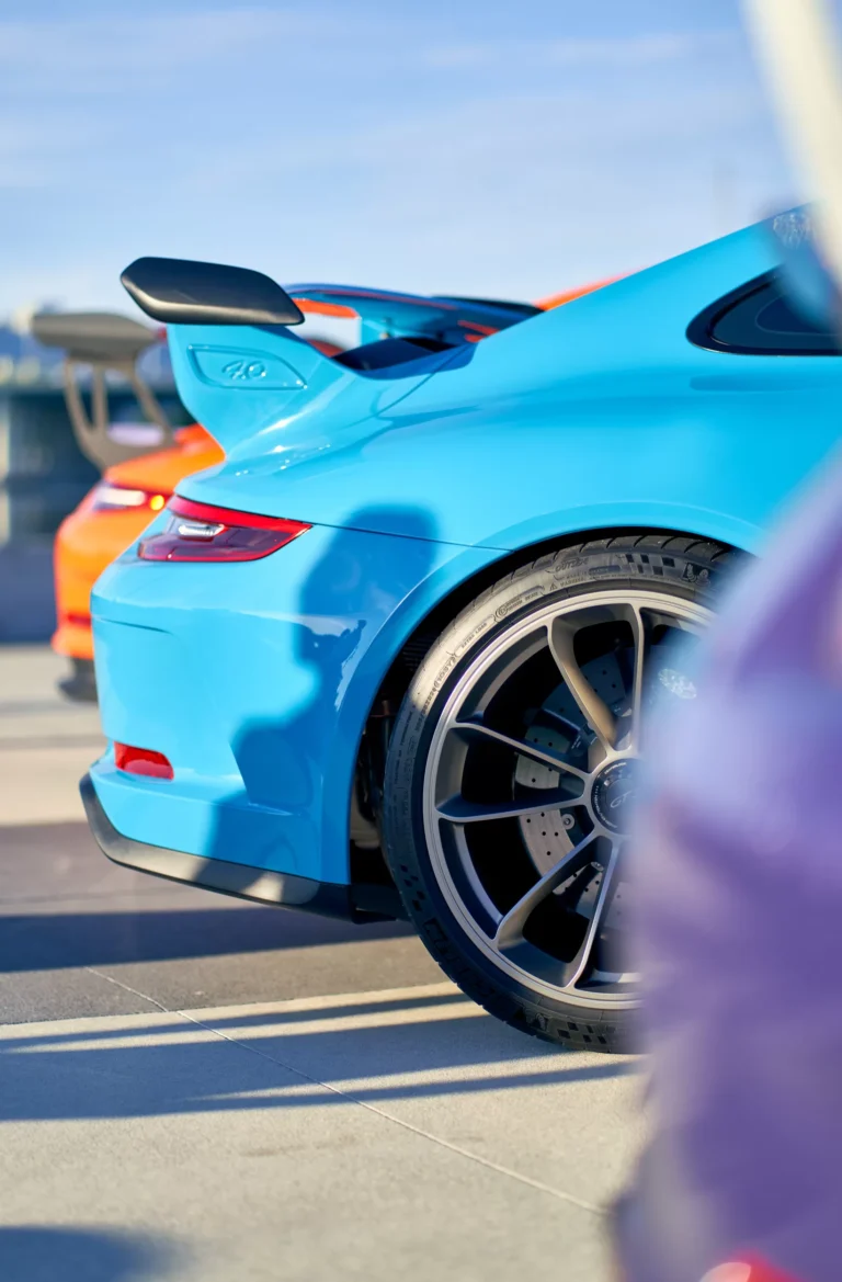 Porsche 911 Skittle Colors Automotive Photography Sarasota Luxury Cars Rear View