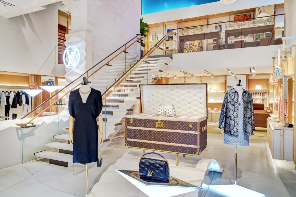 LouisVuitton-Interior-Storefront-Photography-Sarasota Retail Store Photography Commercial Interior Louis Vuitton Sarasota Luxury