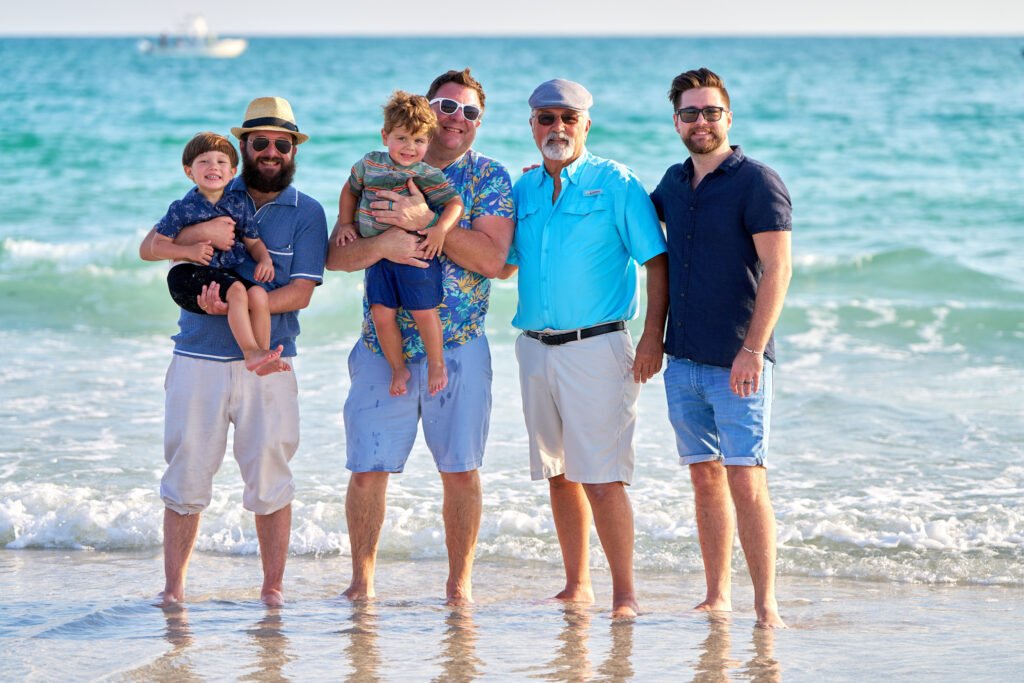 Family Beach Portrait Photography Sarasota Gulf Coast 