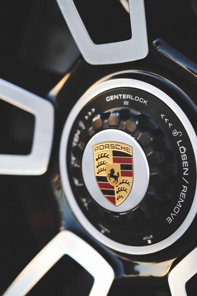 Porsche Automotive Photographer Center Cap Crest Logo Sarasota Fine Art Photography