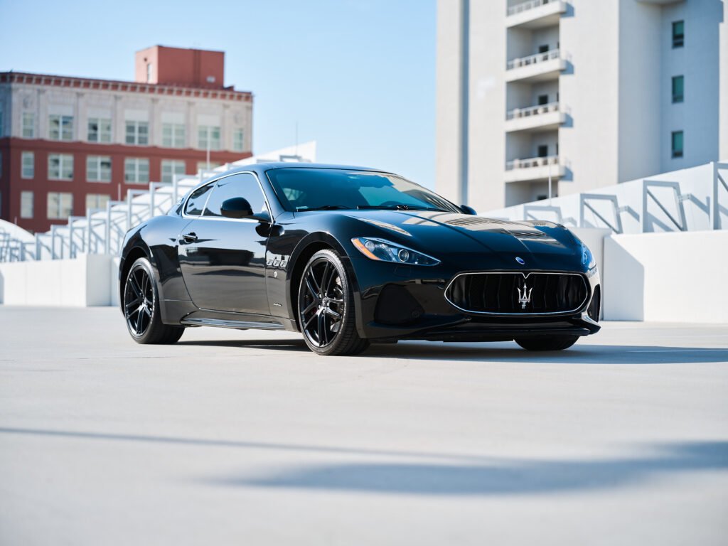 Automotive Photography Sarasota Maserati GranTurismo in Urban Environment Luxury Cars