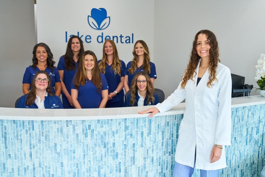 Business Photography Staff Shot of Lake Dental Business in Sarasota