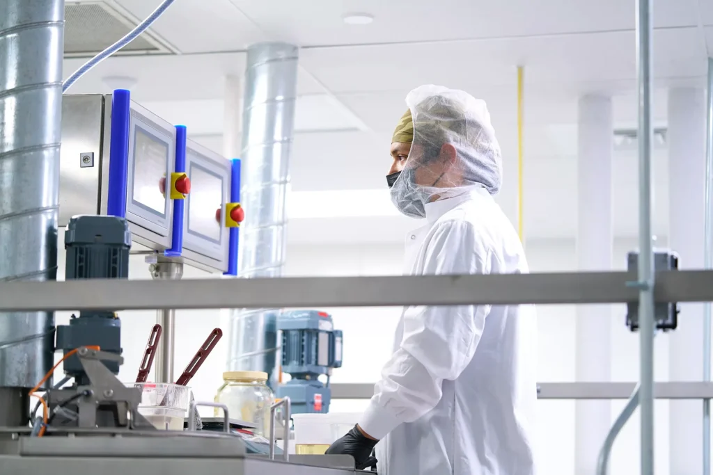 Cannabis-Surterra-Factory-Kitchen-Photography Medical Cannabis Photography Lab Technician Working Business