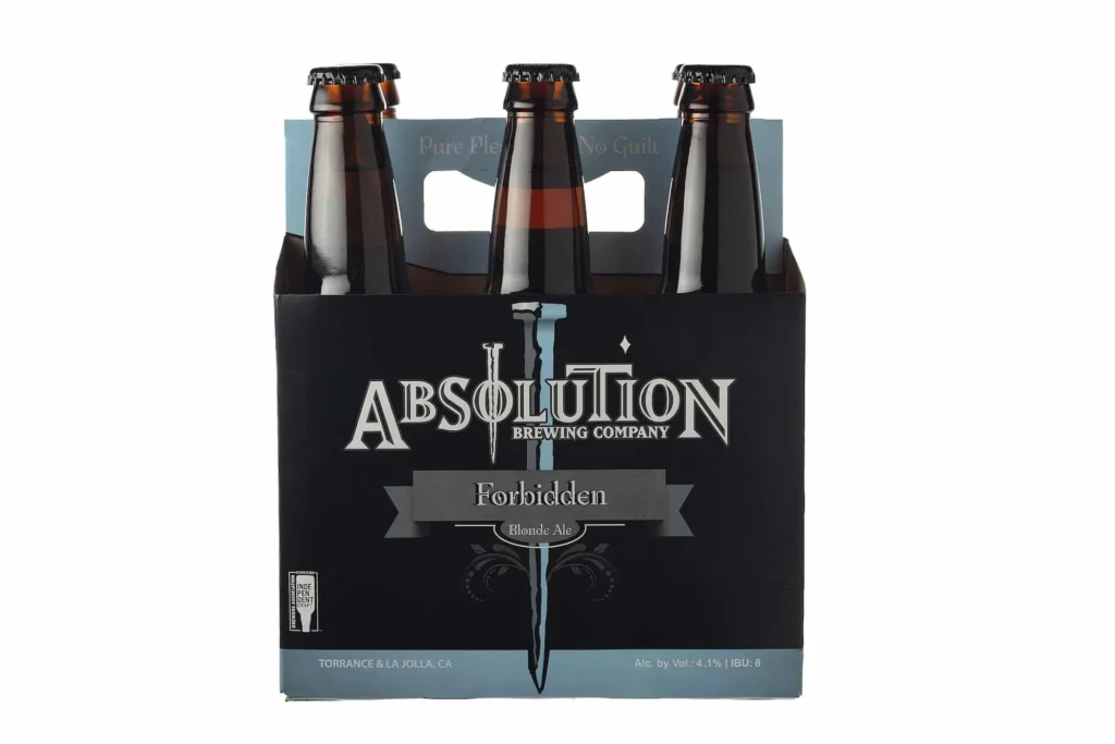 Craft Chaser Absolution Beer Product Photography on White