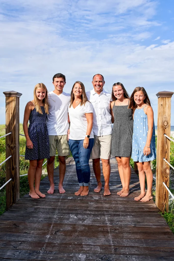 Family Portrait Session North Lido Key Sunrise