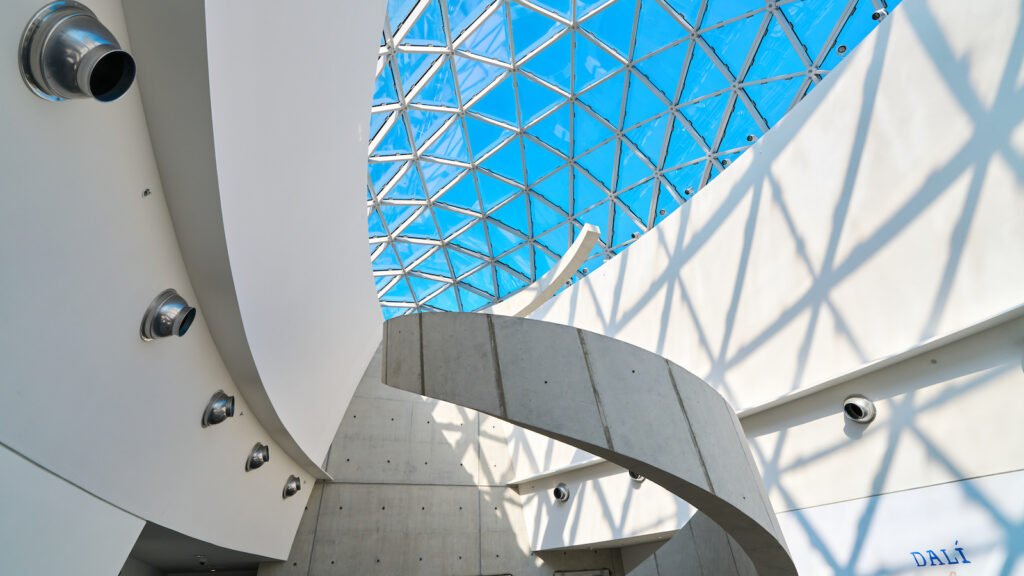 Commercial Photographer Dali Museum Interior Blue Sky St Petersburg
