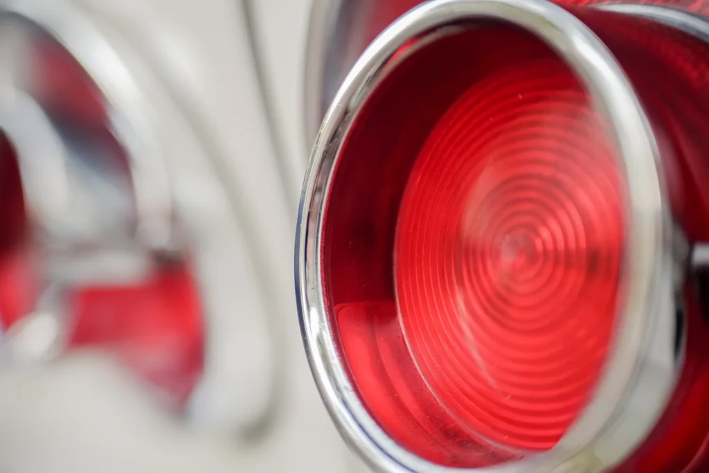Tail Light Classic Muscle Car Sarasota Red White Automotive Photography