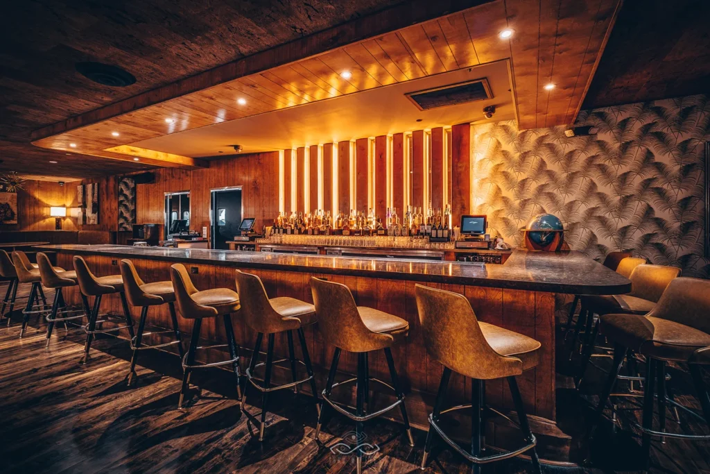 Commercial Business Photographer Bar Scene Glow