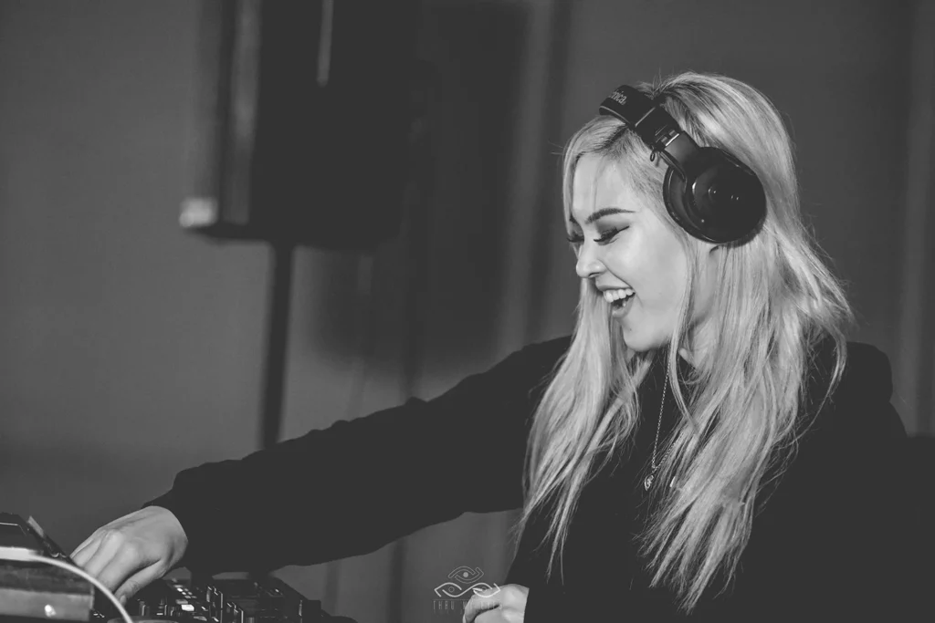 Candid Event Photograph of DJ Playing Music