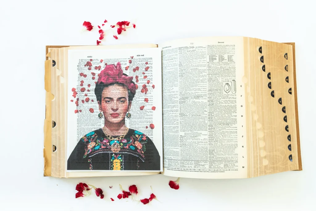 Product Photograph Lifestyle Top Down Book Display