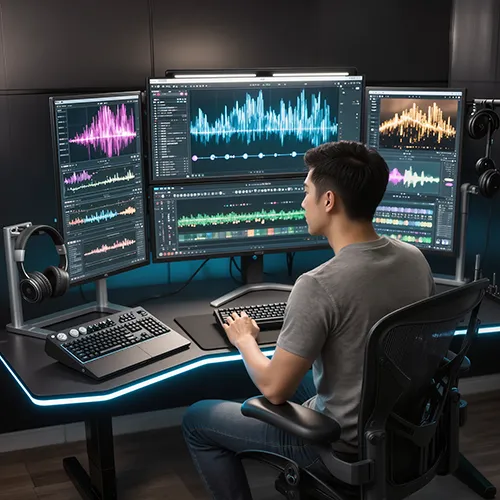 Post Production Video Editing Computer Setup Sarasota