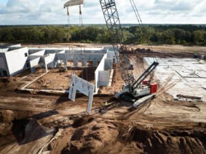 Construction Site Aerial Drone Photography