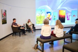 Thru My Eyes Photography Exhibition Fireside Chat Q&A Herrig Center for the Arts Bradenton Florida