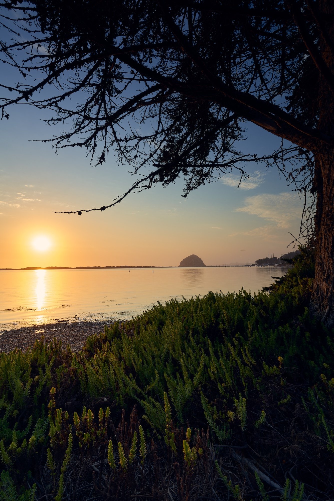 Nature Landscape Photography Morro Bay CA Sunset